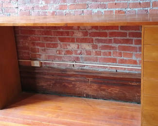 Lot 163: Two dressers with wooden work table top