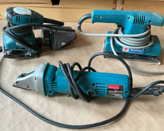 Lot 53: Makita Tools, Sanders, Shears