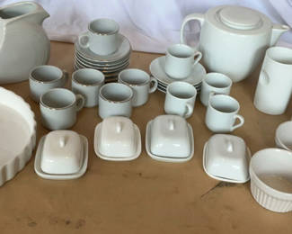 Lot 20: White Porcelain Dishes