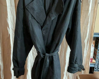 Lot 108: Giorgio Armani Black Trench Coat