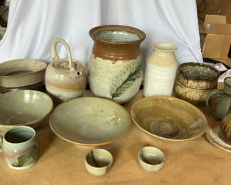 Lot 3: Assortment Of EarthTones Pottery