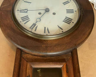 Lot 28: Antique Wall Clock