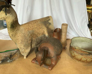 Lot 29: Mexican And African Pottery