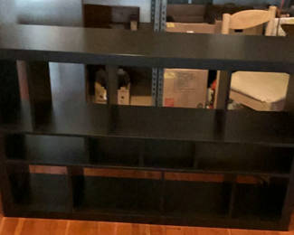 Lot 105: Black Cubicle Storage cabinet