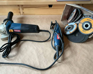 Lot 52: Ryobi Sander And Grinder