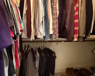 Men's vintage crewnecks, polo, cowboy boots