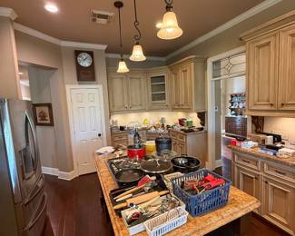 Kitchen and pantry, refrigerator