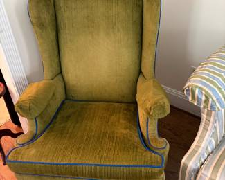 ETHAN ALLEN WINGBACK CHAIRS (2)