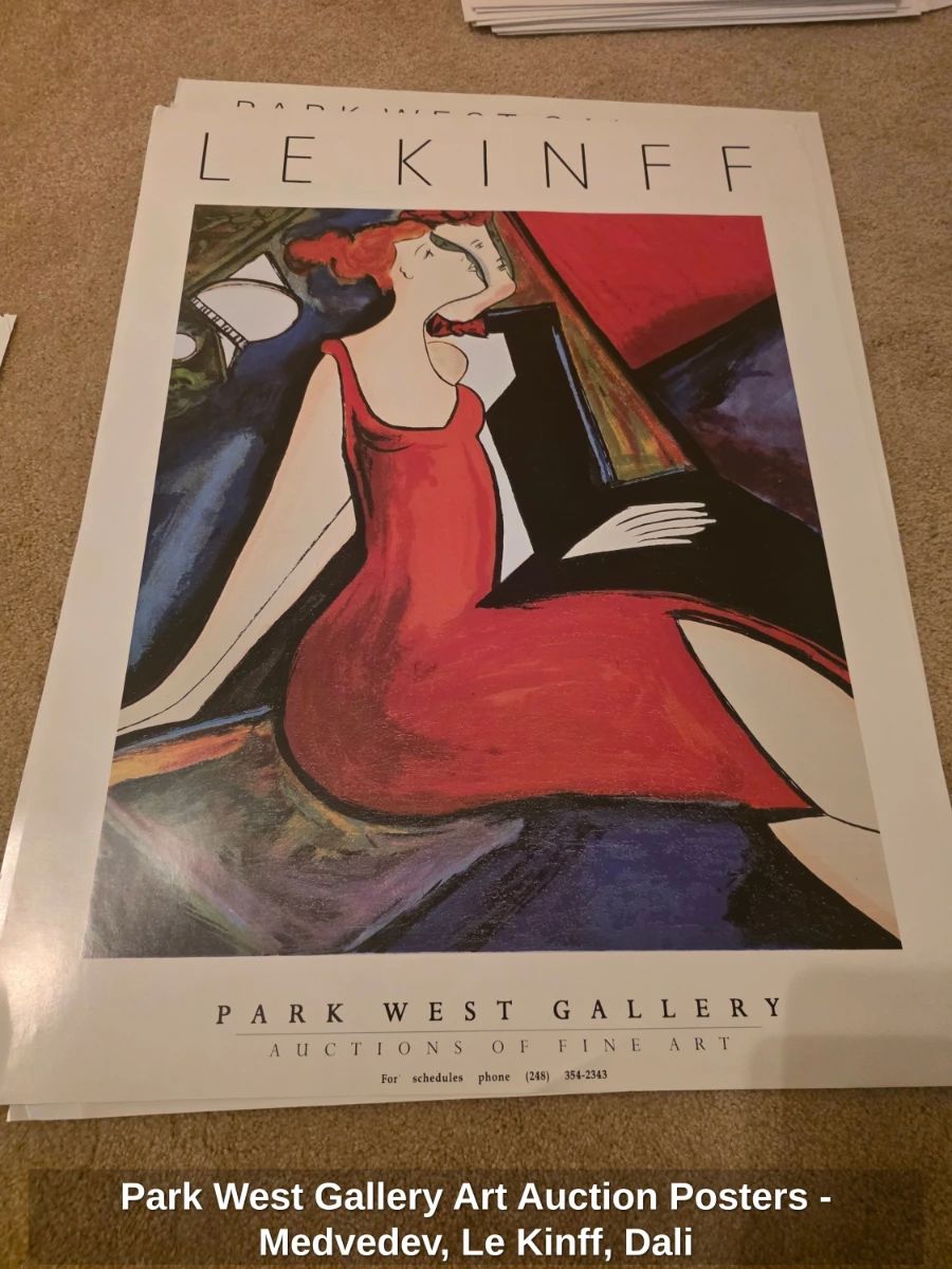 Park West Gallery Art Auction Posters  Medvedev, Le Kinff, Dali second image