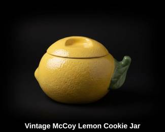 Vintage McCoy Lemon Cookie Jar