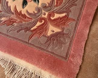 Aubusson Style Floral Oriental Rug