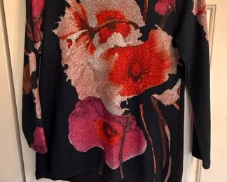 Soft Surroundings Floral Print Sweater