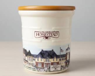 Longaberger Homestead Collection 2-Quart Crock with Lid