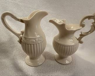 Pair of Chatham Creamware Creamers