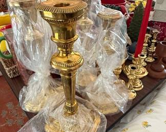 Brass Altar Candlesticks