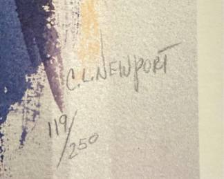 C.L. Newport "Carousel Horse" Limited Edition Print
