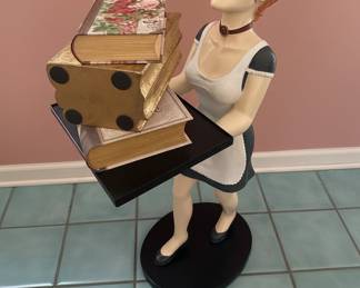 Bombay Company "Emma" The French Maid Serving Statue