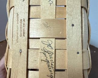 Longaberger Woven Traditions Easter Basket 1997