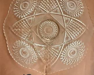Indiana Glass "Starburst" Pattern Glass Compote
