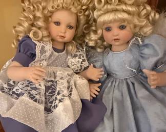 Victorian Style Porcelain Dolls