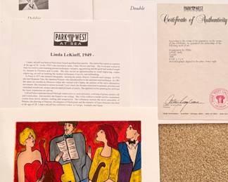 Linda Le Kinff "Double" Lithograph