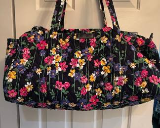 Vera Bradley Quilted Duffel Bag - Floral Pattern