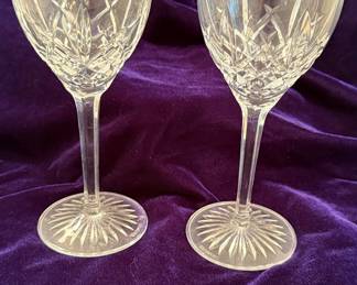 Waterford Crystal "Alana" Pattern Wine Glasses