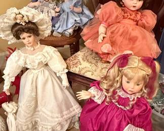 Victorian Style Porcelain Dolls