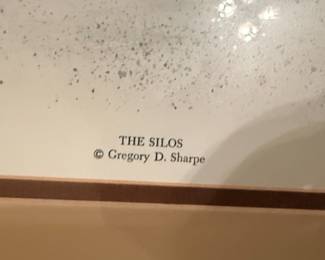 Gregory D. Sharpe "The Silos" Lithograph