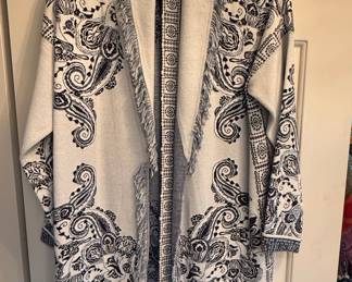 Chico's Paisley Print Cardigan