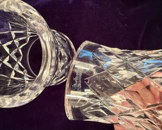 Waterford Crystal "Millennium" Pair of "Star of David" Shot Glasses