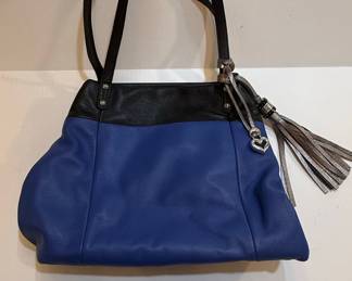 Brighton "U157270" Two-Tone Leather Shoulder Bag