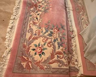 Aubusson Style Floral Oriental Rug