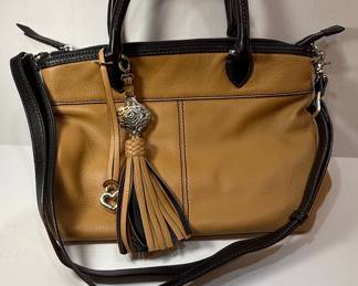 Brighton Leather Satchel Handbag