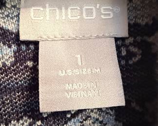 Chico's Paisley Print Cardigan