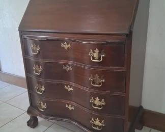 Secretary Desk Jasper Cabinet Co Red Mahogany