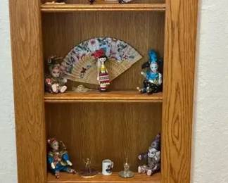 Vintage Collectible Figurine Lot SHELVING NOT INCLUDED