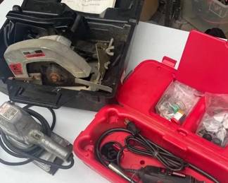 Craftsman Lot Circular Saw, Orbital Sander  Rotary Tool