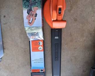 Black  Decker Hedge Trimmer And Blower