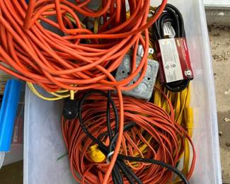 Lot Of Outdoor Extension Cords