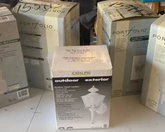 Portfolio Lighting Set  Catalina Lighting Coach Lantern Untested