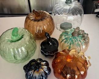 Glass Pumpkins