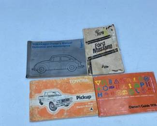 Owner Manual Volkswagen, Ford, Mustang And Toyota