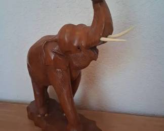 Carved Wooden Elephant