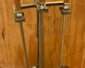 Vintage Brass Fireplace Tools