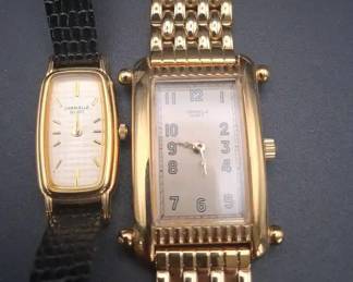 2 Womens Vintage Caravelle By Bulova Quartz Watches