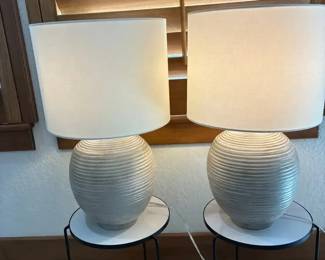 Lamps OffWhite Minimalist Pair