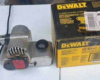 Penncraft Belt Sander And Dewalt Palm Grip Sander
