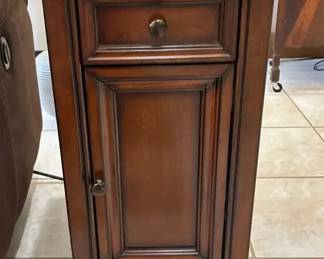 Living Room Side Table With Electric Outlet