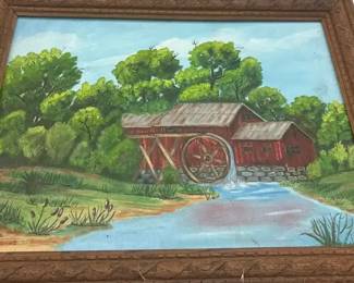 Nadine Thomas Painting On Board